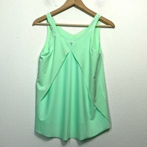 Ivivva mint green tank size 14 M256